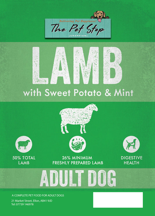 Adult Lamb, Sweet Potato & Mint