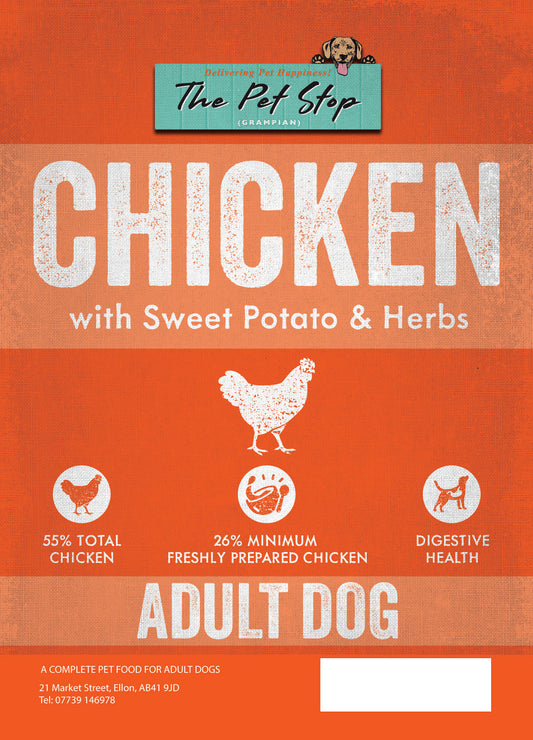 Adult Chicken, Sweet Potato & Herbs
