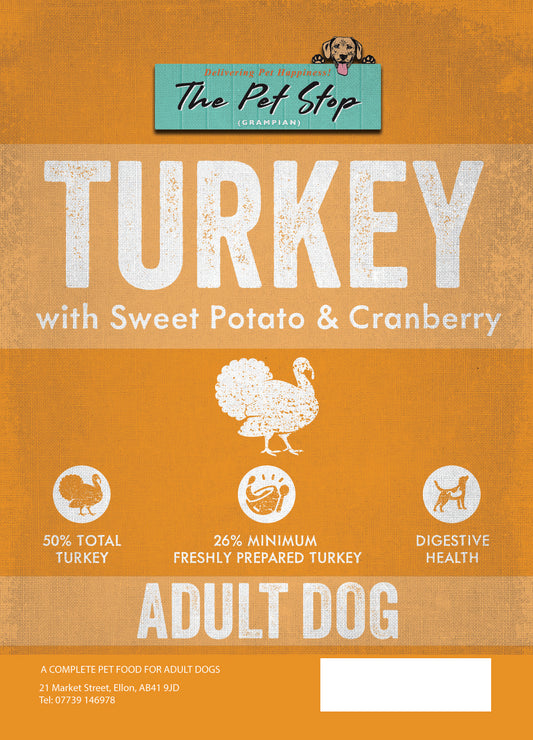 Adult Turkey with Sweet Potato & Cranberry