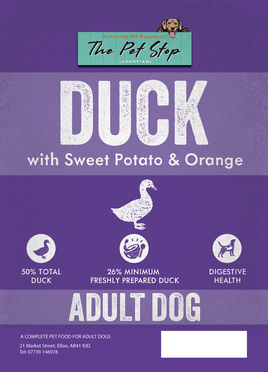 Adult Duck, Sweet Potato & Orange