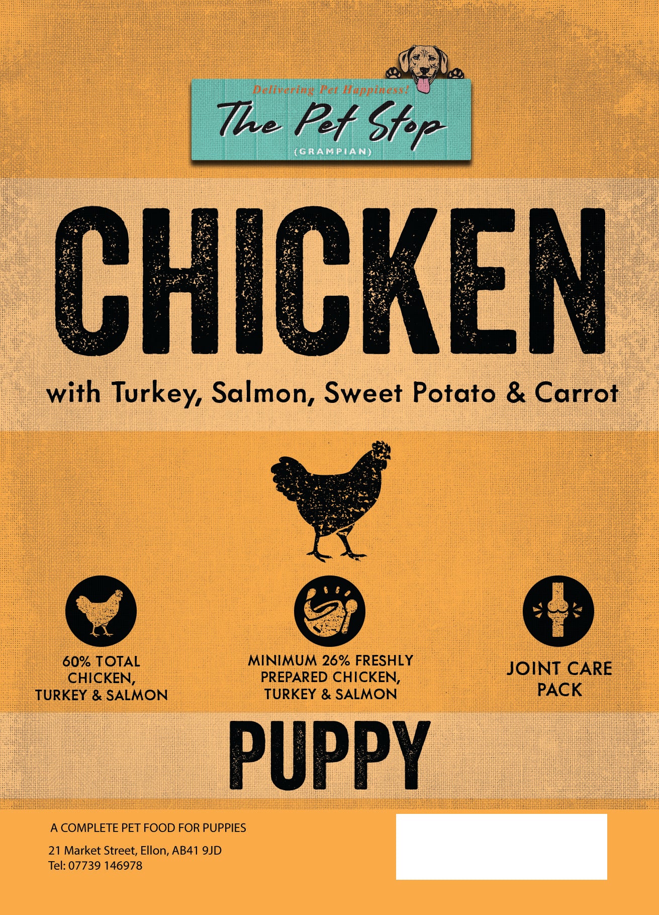 Puppy Chicken with Turkey & Salmon