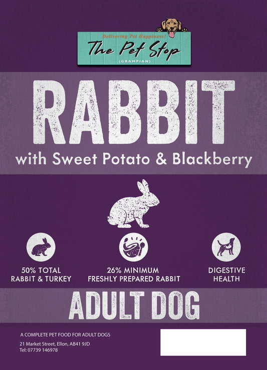 Adult Rabbit, Sweet Potato & Blackberry