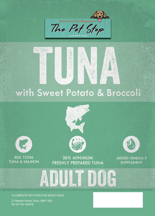 Adult Tuna with Sweet Potato & Broccoli