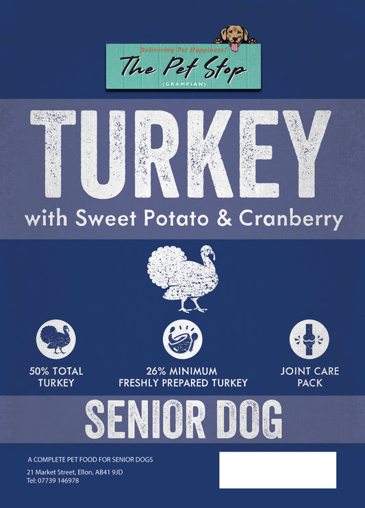Senior Turkey, Sweet Potato & Cranberry